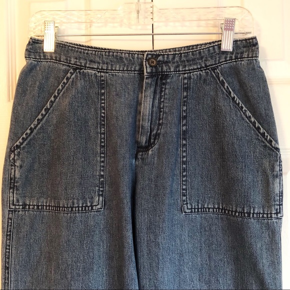 Woolrich Medium Wash Blue Denim Jean Capris Size 4 - Picture 2 of 14